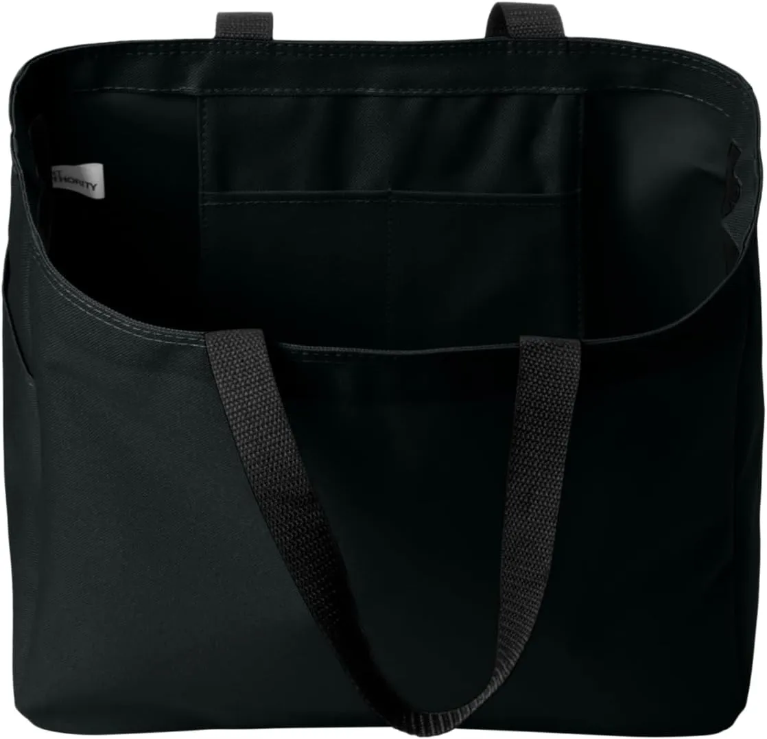 Sport Your Gear Officially Licensed NCAA Reusable Essential Tote Bag, 12" x 12" x 6.5" 600D Polyester Convas Tote Bag
