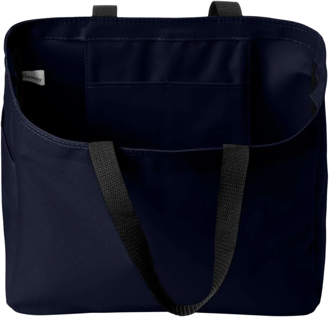 Sport Your Gear Officially Licensed NCAA Reusable Essential Tote Bag, 12" x 12" x 6.5" 600D Polyester Convas Tote Bag