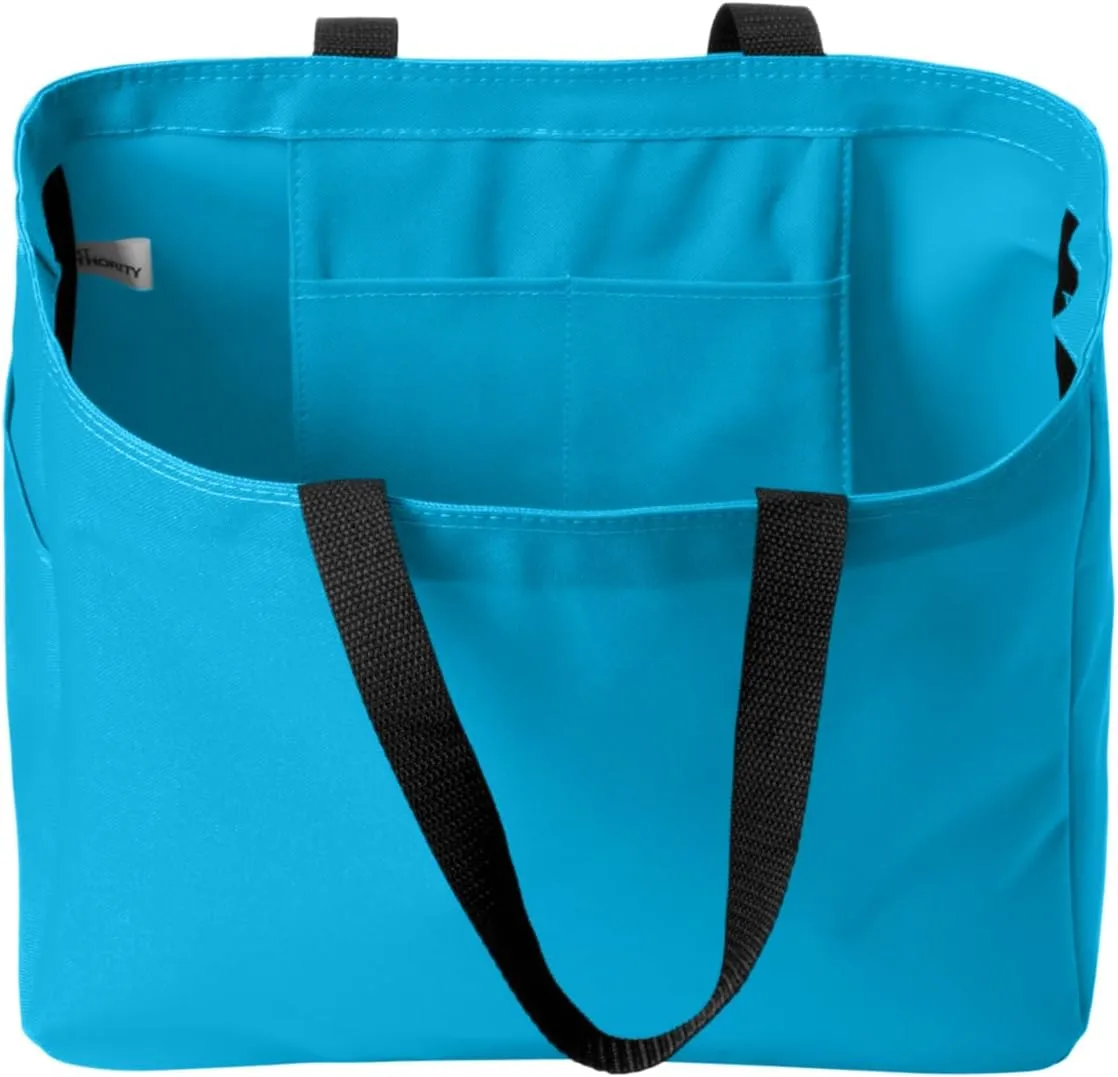 Sport Your Gear Officially Licensed NCAA Reusable Essential Tote Bag, 12" x 12" x 6.5" 600D Polyester Convas Tote Bag