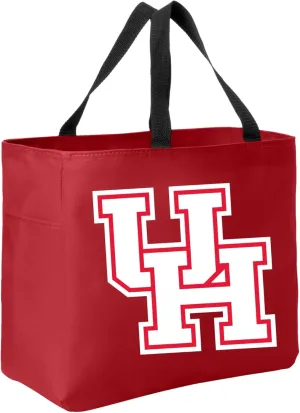 Sport Your Gear Officially Licensed NCAA Reusable Essential Tote Bag, 12" x 12" x 6.5" 600D Polyester Convas Tote Bag