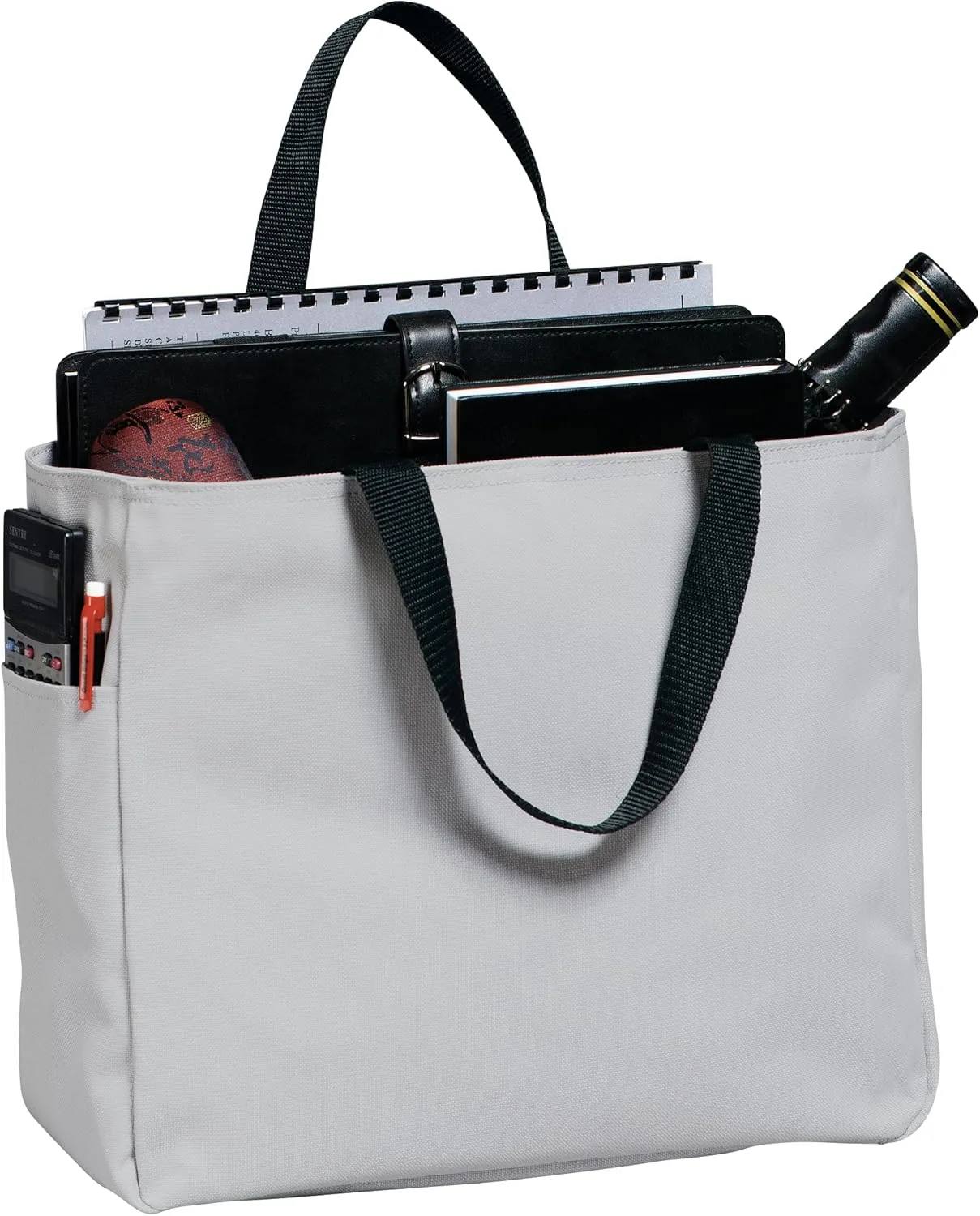 Sport Your Gear Officially Licensed NCAA Reusable Essential Tote Bag, 12" x 12" x 6.5" 600D Polyester Convas Tote Bag