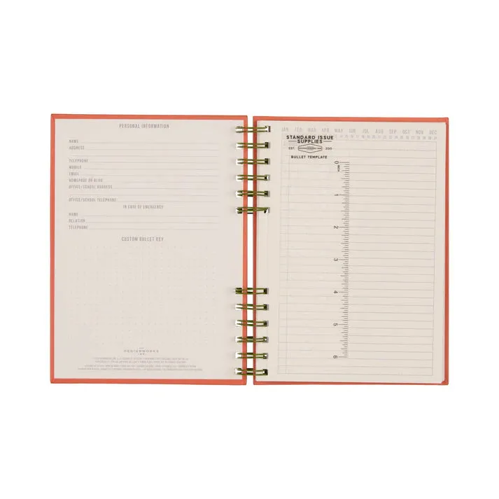 Standard Issue Planner Notebook No. 12 - Army Green   Chili