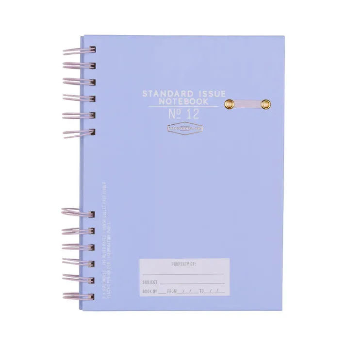 Standard Issue Planner Notebook No. 12 - Lavender   Periwinkle