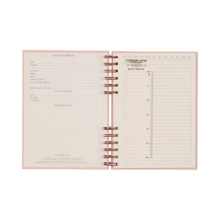 Standard Issue Planner Notebook No. 12 - Rosewood   Blush