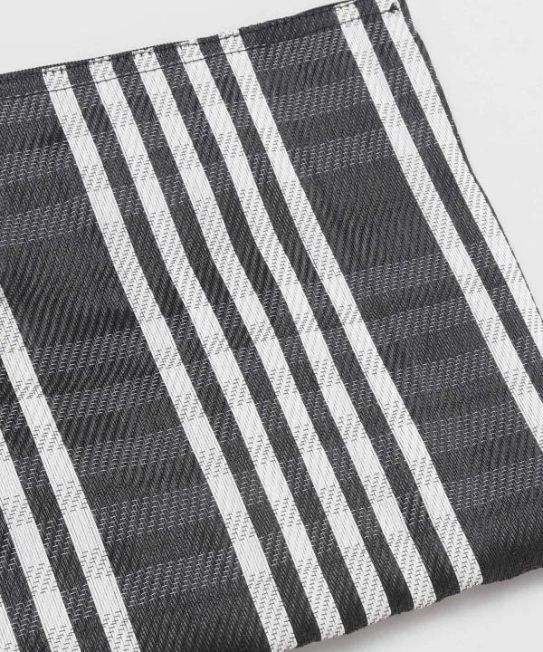 Striped Square Pouch