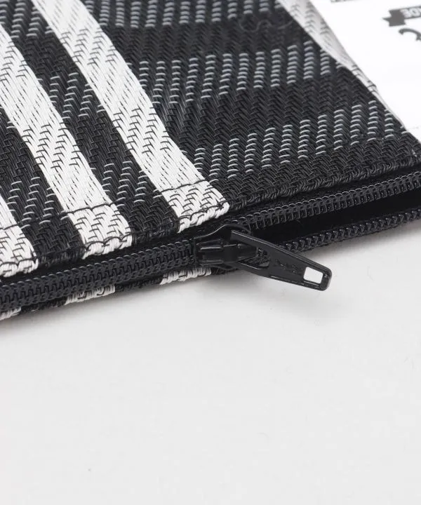 Striped Square Pouch