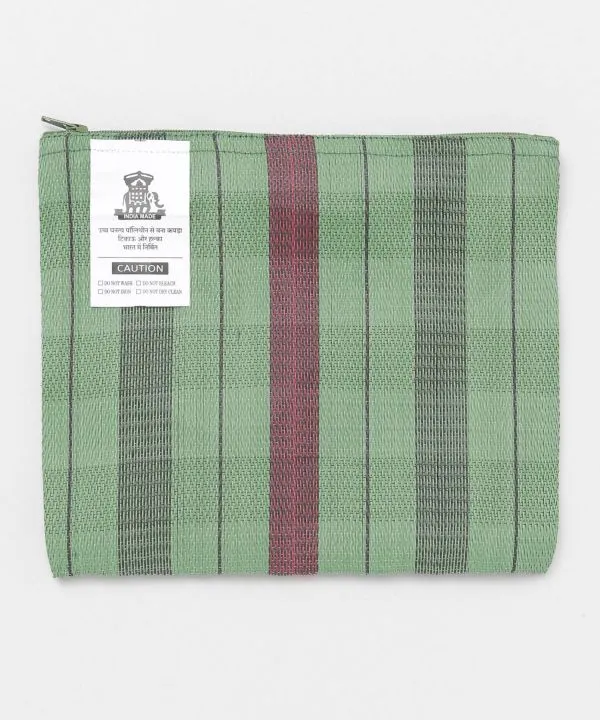 Striped Square Pouch