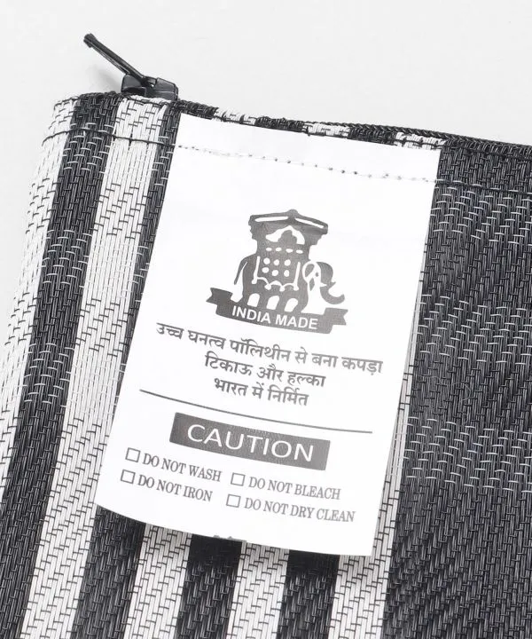 Striped Square Pouch