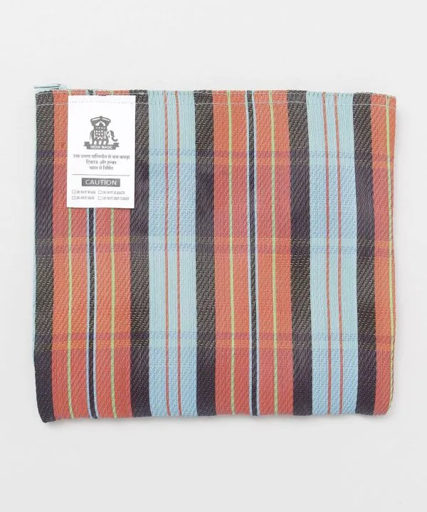 Striped Square Pouch