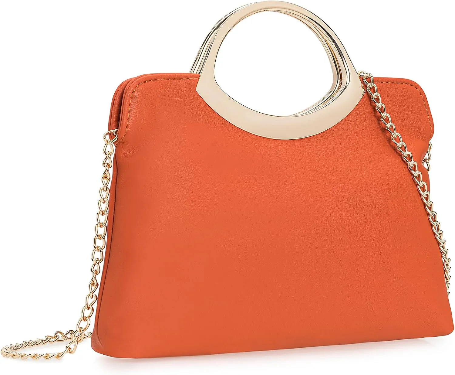 Stylish PU leather Small Prom Handbag Formal Women Party Clutch Dressy Wedding Purse
