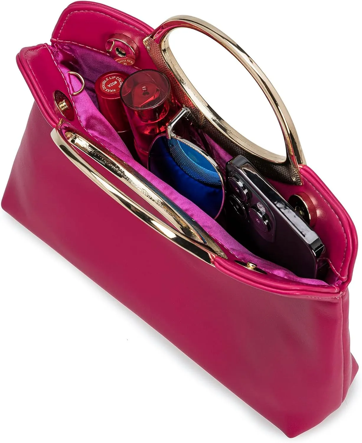 Stylish PU leather Small Prom Handbag Formal Women Party Clutch Dressy Wedding Purse