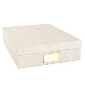 Sugar Paper Essentials™ Document Box, Flax