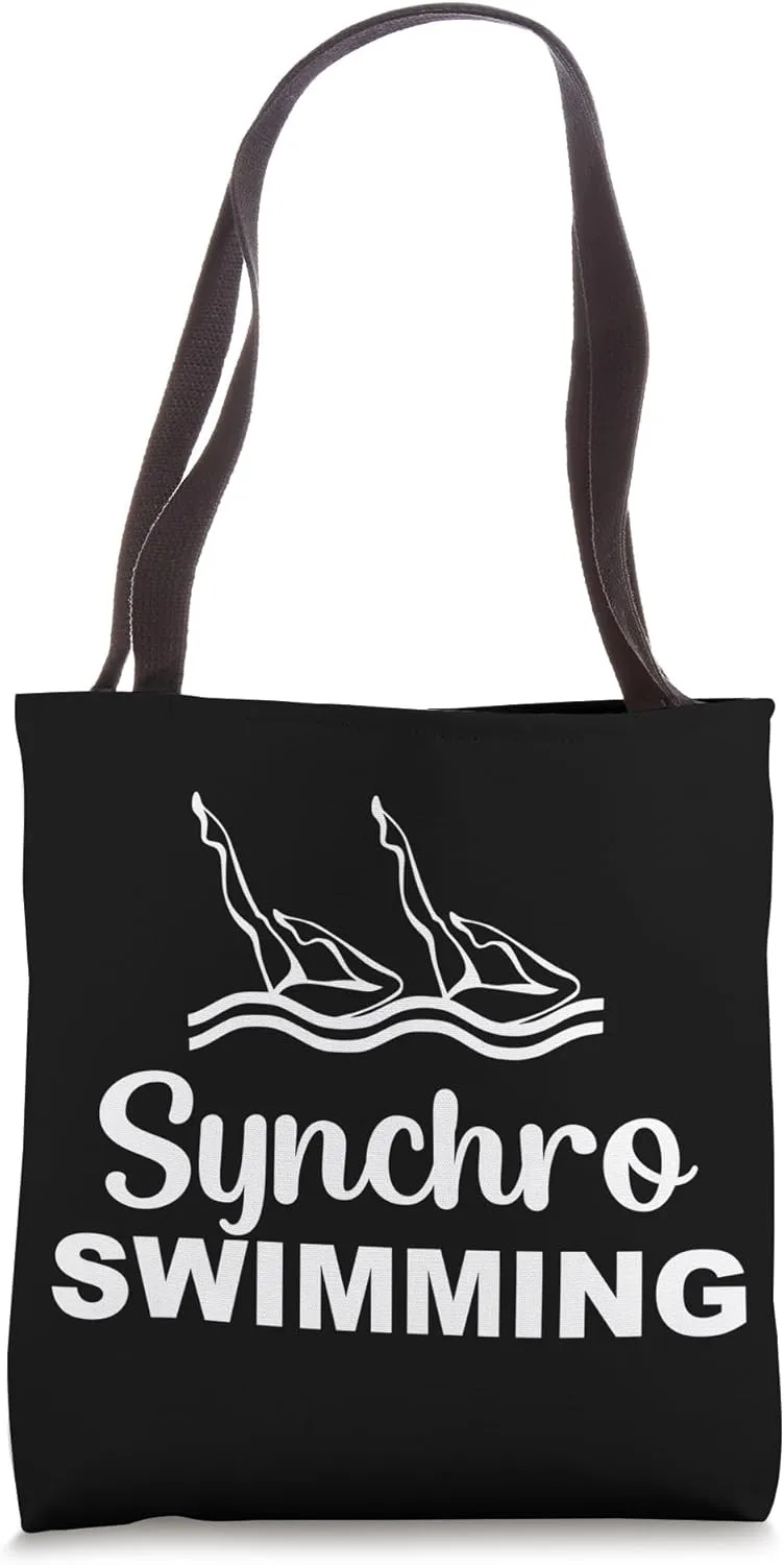 Synchro Swimming Minimalist Sporty Team Tote Bag