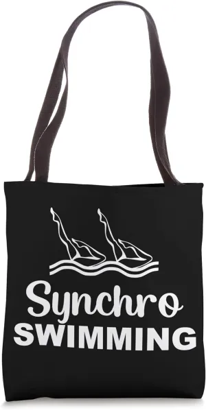 Synchro Swimming Minimalist Sporty Team Tote Bag