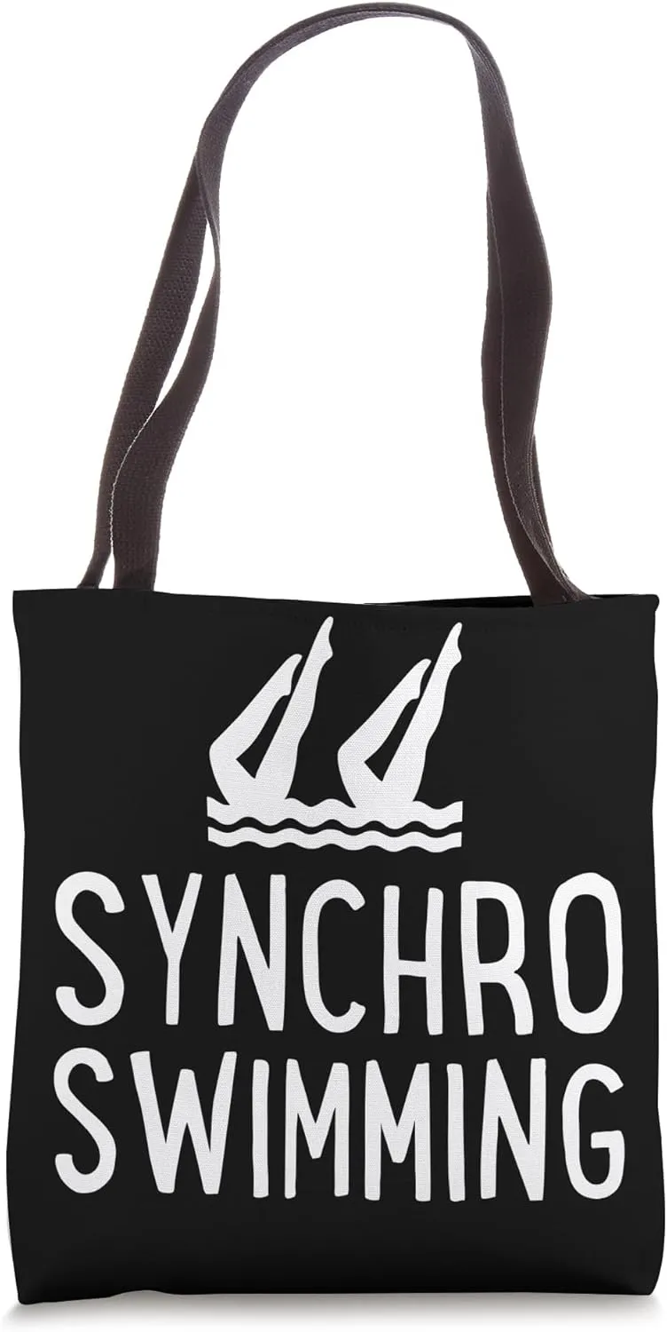 Synchro Swimming Minimalist Sporty Team Tote Bag