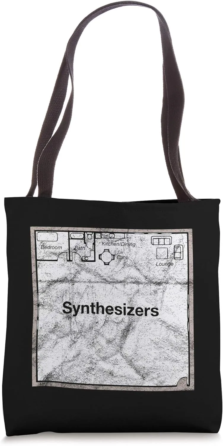 Synthesizer Gear Analog Synths Modular Studio Tote Bag