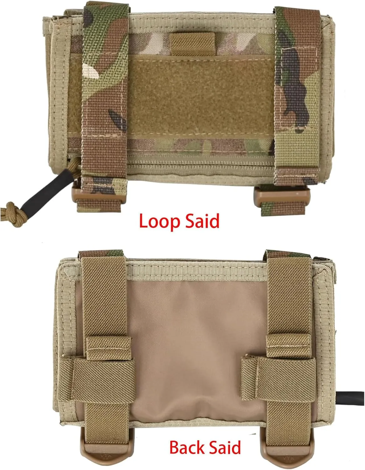 Tactical Arm Sleeve Map Pouch Case Documets Holder Wrist Case Wrist Map Holder QB Wristband Map Case Military Arm PouchTactical USA Flag Patch