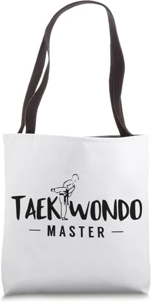 Taekwondo Master Training Fighter Martial Arts Tae Kwon Do Tote Bag