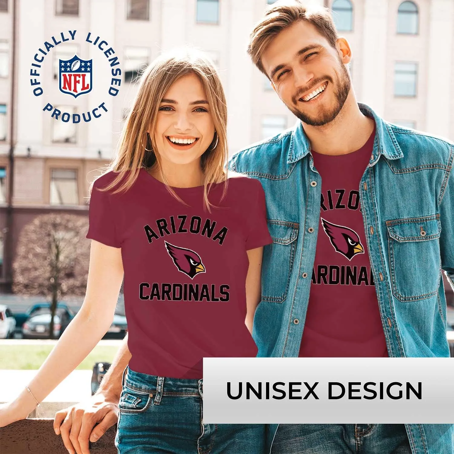 Team Fan Apparel NFL Adult Gameday T-Shirt - Cotton Blend - Tagless - Semi-Fitted - Unleash Your Team Spirit During Game Day