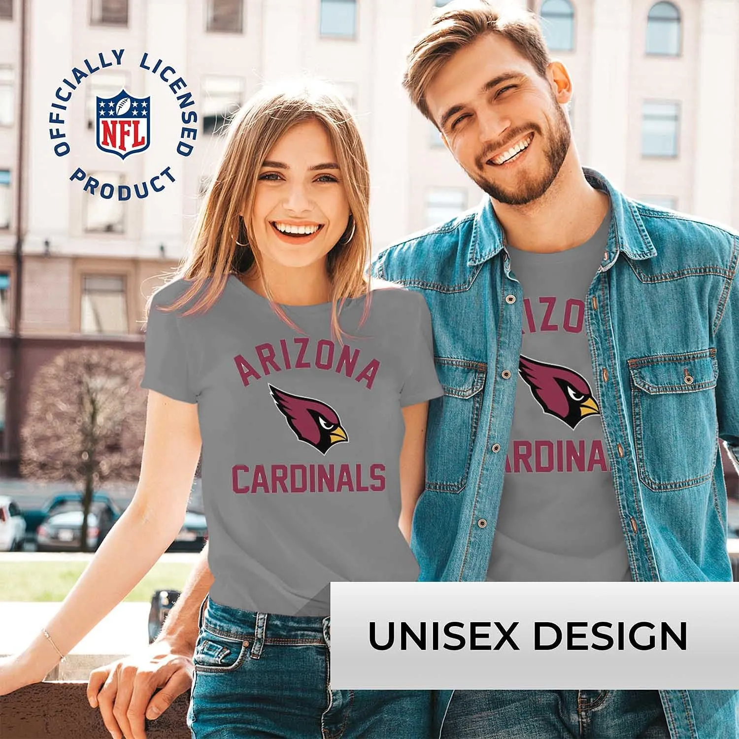 Team Fan Apparel NFL Adult Gameday T-Shirt - Cotton Blend - Tagless - Semi-Fitted - Unleash Your Team Spirit During Game Day