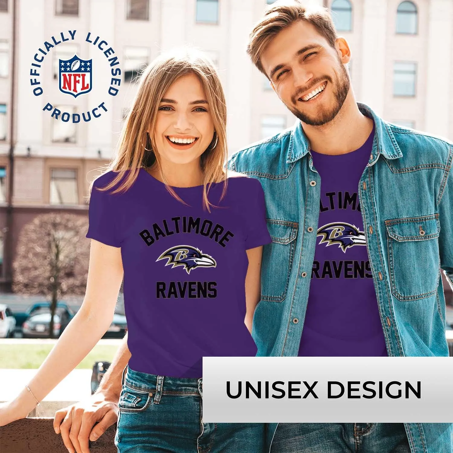 Team Fan Apparel NFL Adult Gameday T-Shirt - Cotton Blend - Tagless - Semi-Fitted - Unleash Your Team Spirit During Game Day