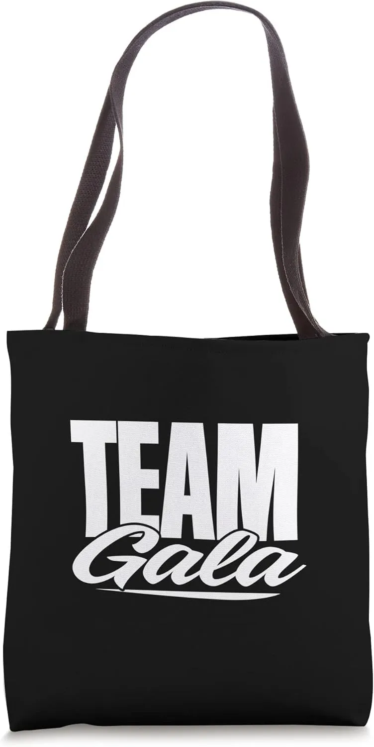 Team Gala Name, Cheer for Gala Support Tote Bag