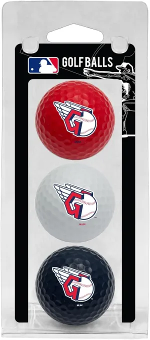 Team Golf MLB Regulation Size Golf Balls, 3 Pack, Full Color Durable Team Imprint