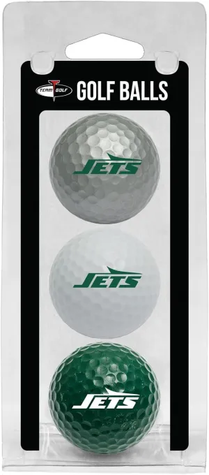 Team Golf NFL Regulation Size Golf Balls, 3 Pack, Full Color Durable Team Imprint