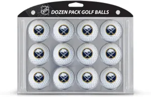 Team Golf NHL Dozen Regulation Size Golf Balls, 12 Pack, Full Color Durable Team Imprint