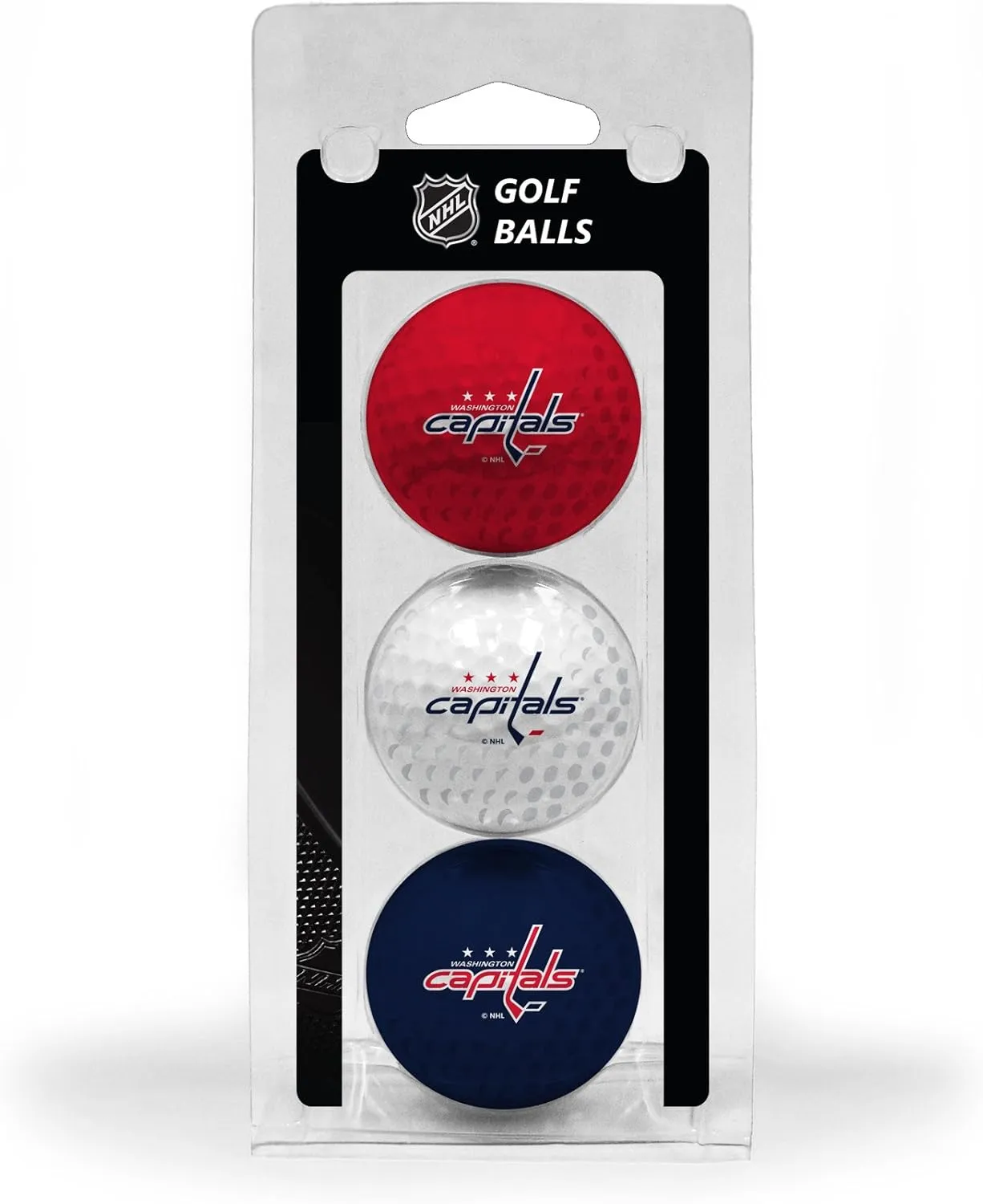 Team Golf NHL Regulation Size Golf Balls, 3 Pack, Full Color Durable Team Imprint