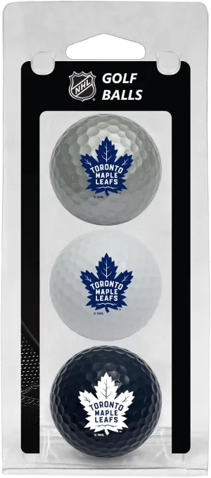 Team Golf NHL Regulation Size Golf Balls, 3 Pack, Full Color Durable Team Imprint