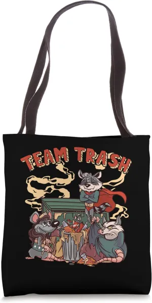 Team Trash Scavenger Raccoon Tote Bag