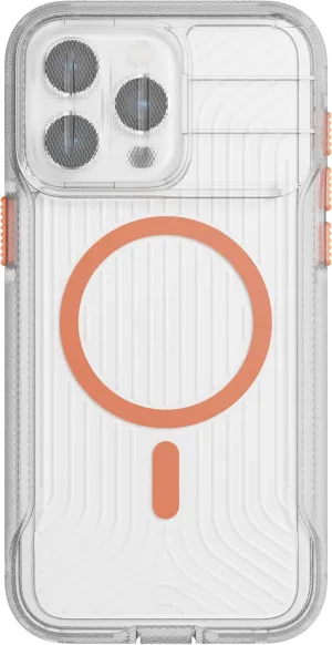 Tech21 Evo Max case for iPhone 15 Pro Max - Compatible with MagSafe - Impact Protection Case -21x Military Standard Tested - Lanyards Included - Vivid Orange