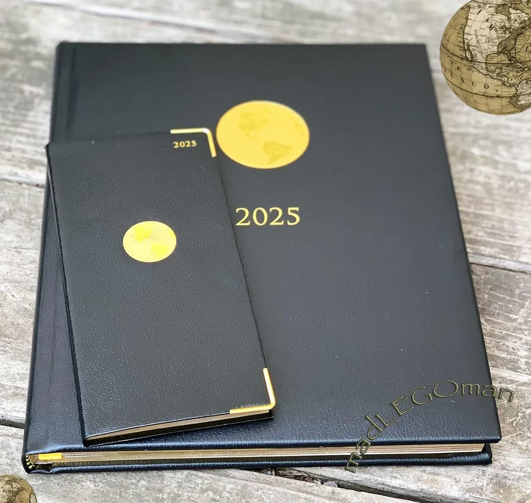 THE AMERICAN EXPRESS EXECUTIVE LEATHER PREMIUM APPOINTMENT BOOK & POCKET PLANNER SET 2025