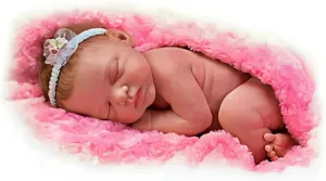 The Ashton-Drake Galleries Bundle of Love Newborn Baby Doll Truly Real® Permanently Sculpted Weighted & Hand-Painted by Marita Winters 11.25-Inches