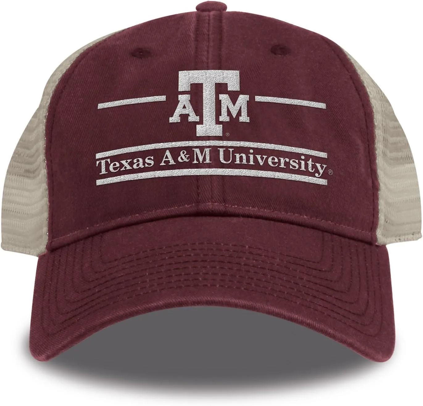 The Game Iowa Hawkeyes Adult Relaxed Khaki Meshback Snapback - Team Color