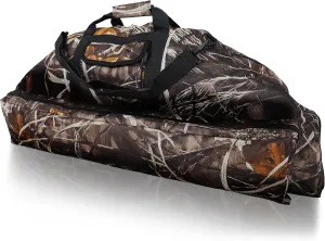Tianqi Archery Compound Bow Case Soft Bow Bag with Arrow Quiver Light-Weight Bow Carry Bag with Adjustable Shoulder Strap & Backpack Straps for Adults Hunting and Target Practice