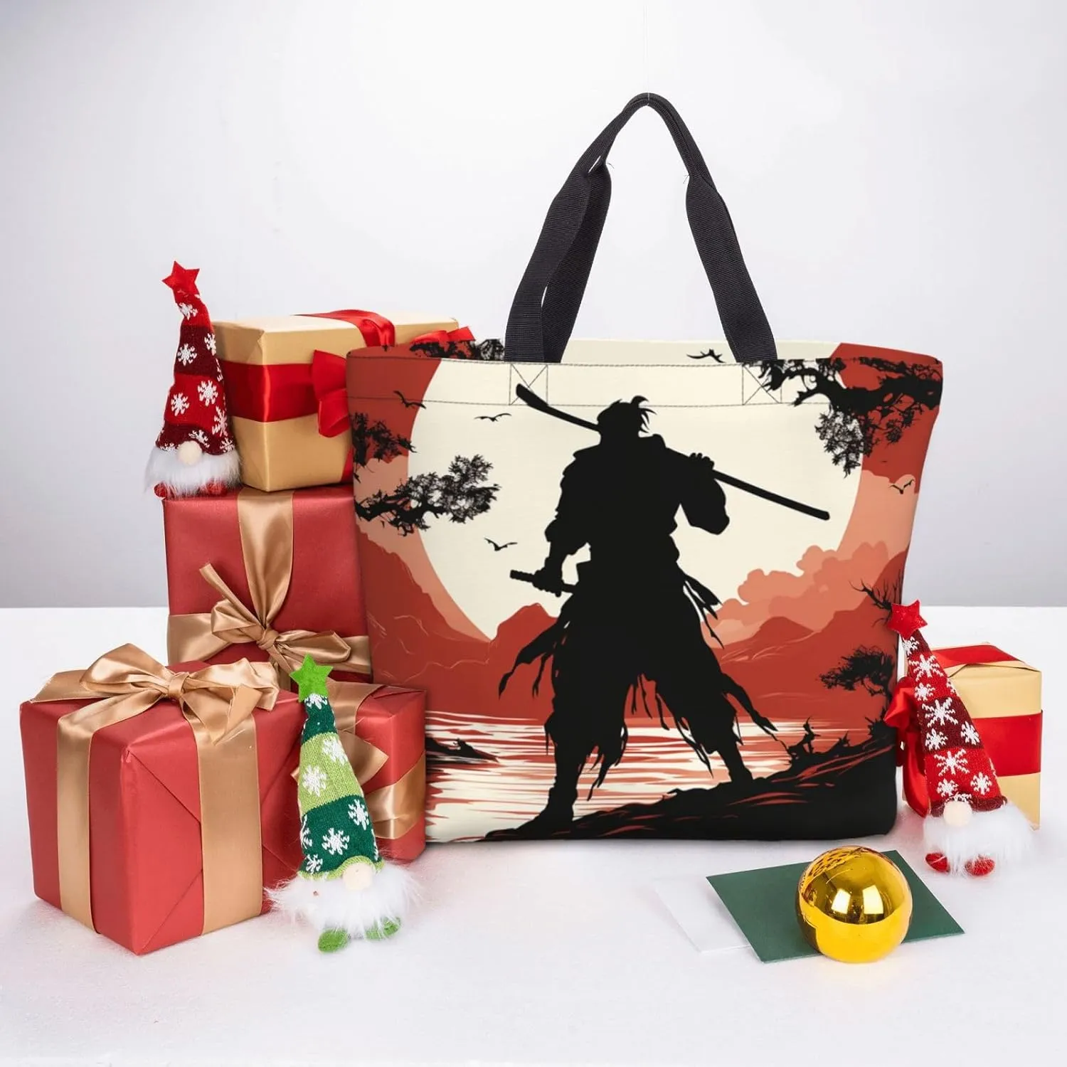 Tote Bag for Women Reusable Grocery Bags Seals on ice Tote Bag with Inner Pocket Travel Tote for Shopping