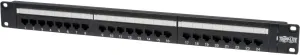Tripp Lite 24-Port 1U Rackmount Cat6 110 Patch Panel 568B, RJ45 Ethernet(N252-024)