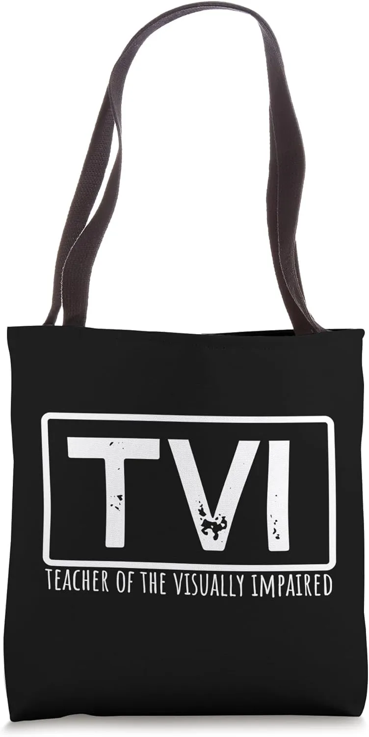 TVI Gear Adult Unisex Teacher of the Visually Impaired Tote Bag