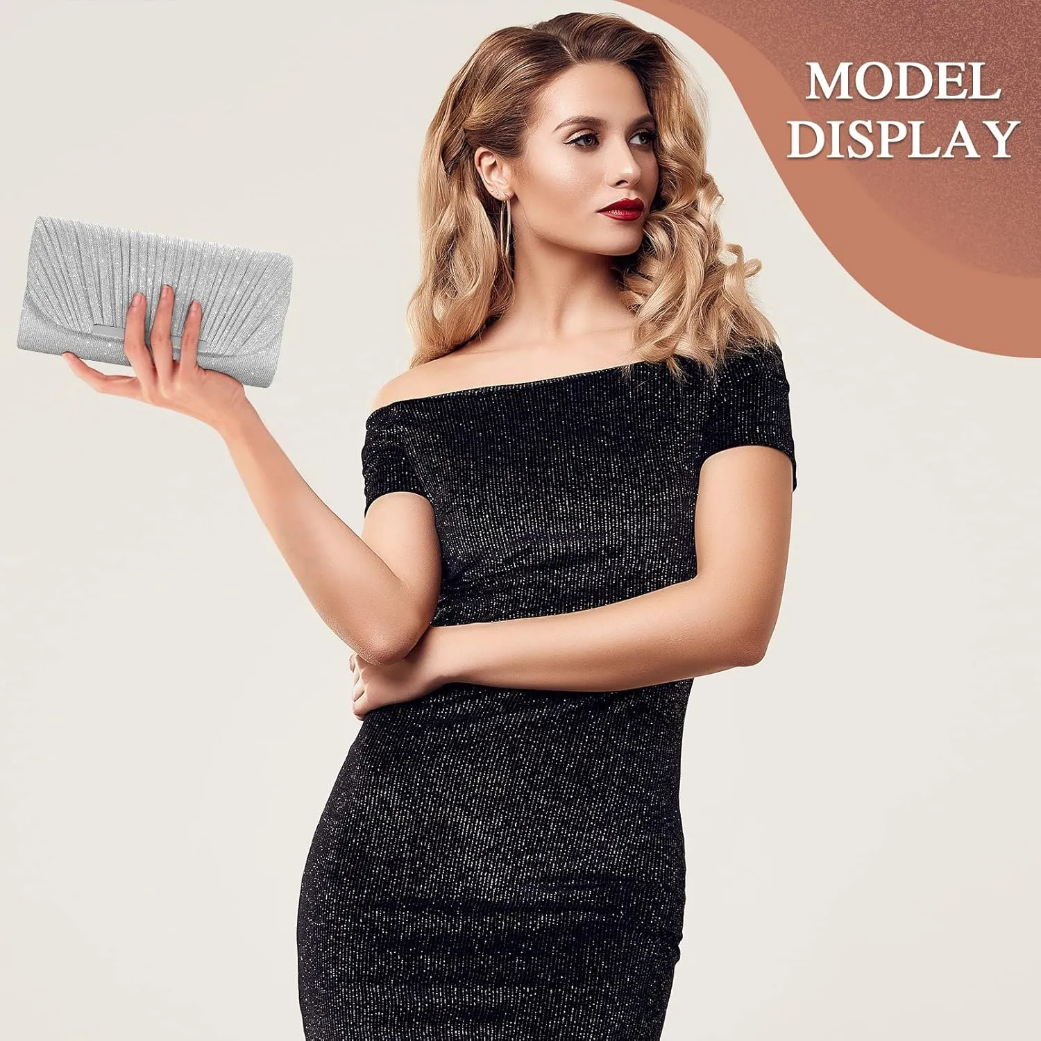 UBAYMAX Evening Bag Clutch Purses for Women Lady Girl Handbags Crossbody Bag Wedding Bag for Prom Party Wedding Engagement