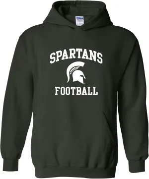 UGP Campus Apparel NCAA Arch Logo Football, Team Color Hoodie, College, University