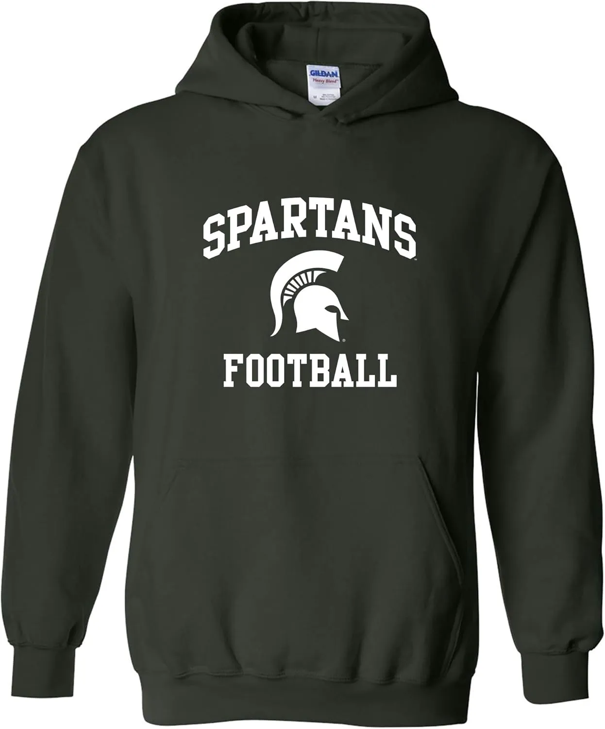 UGP Campus Apparel NCAA Arch Logo Football, Team Color Hoodie, College, University
