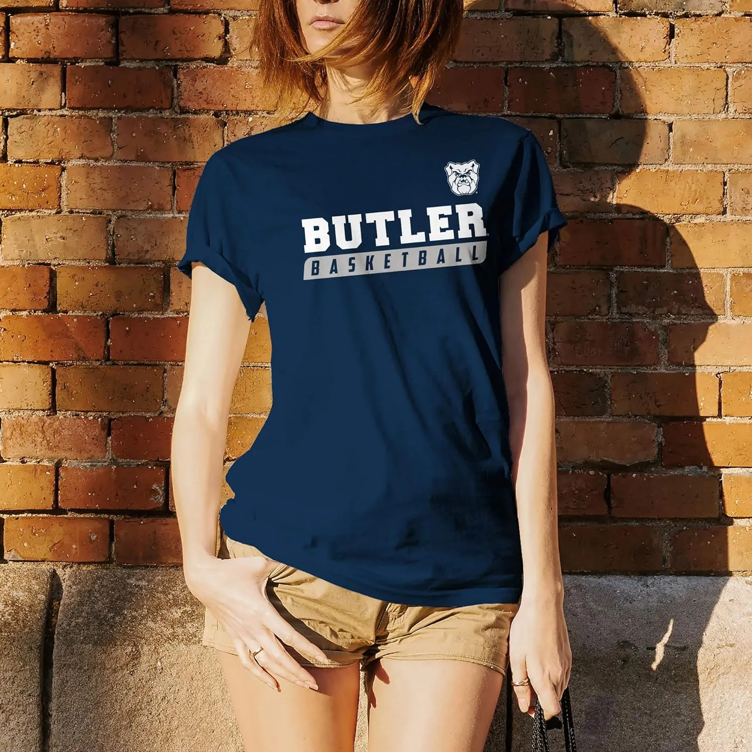 UGP Campus Apparel NCAA Basketball Slant, Team Color T Shirt, College, University