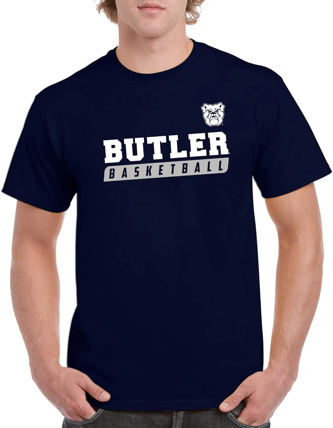 UGP Campus Apparel NCAA Basketball Slant, Team Color T Shirt, College, University