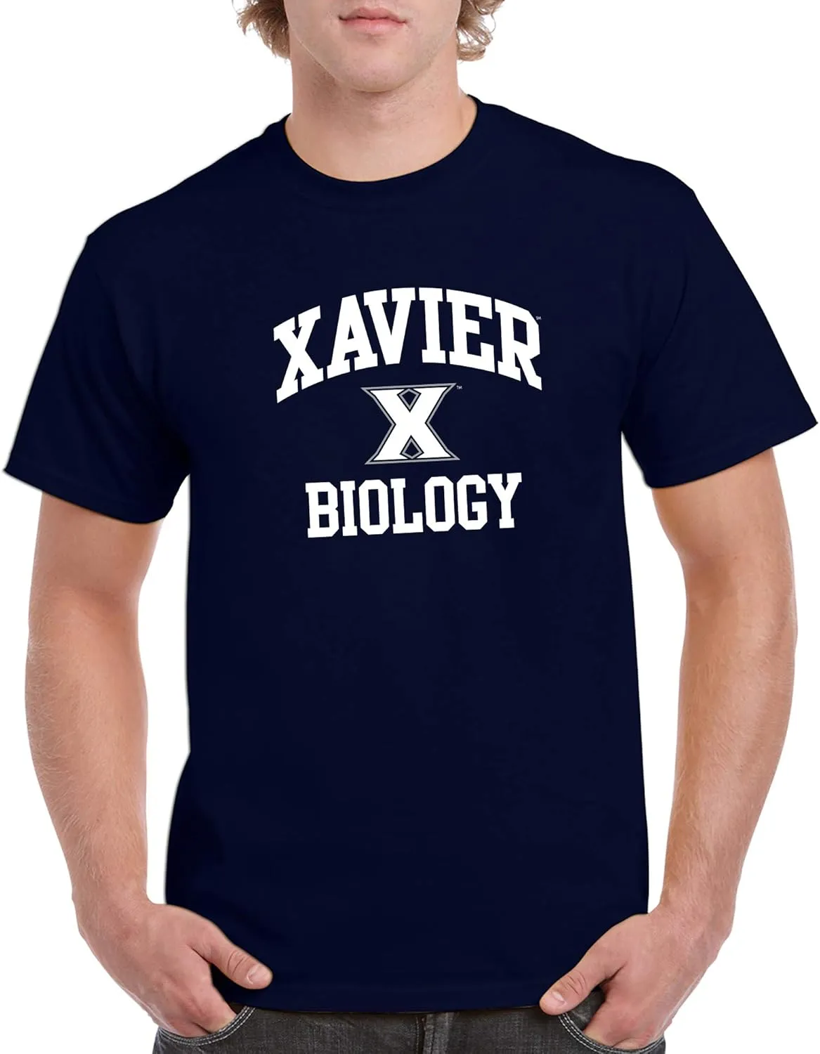 UGP Campus Apparel Xavier University Musketeers Arch Logo Department, Team Color T Shirt