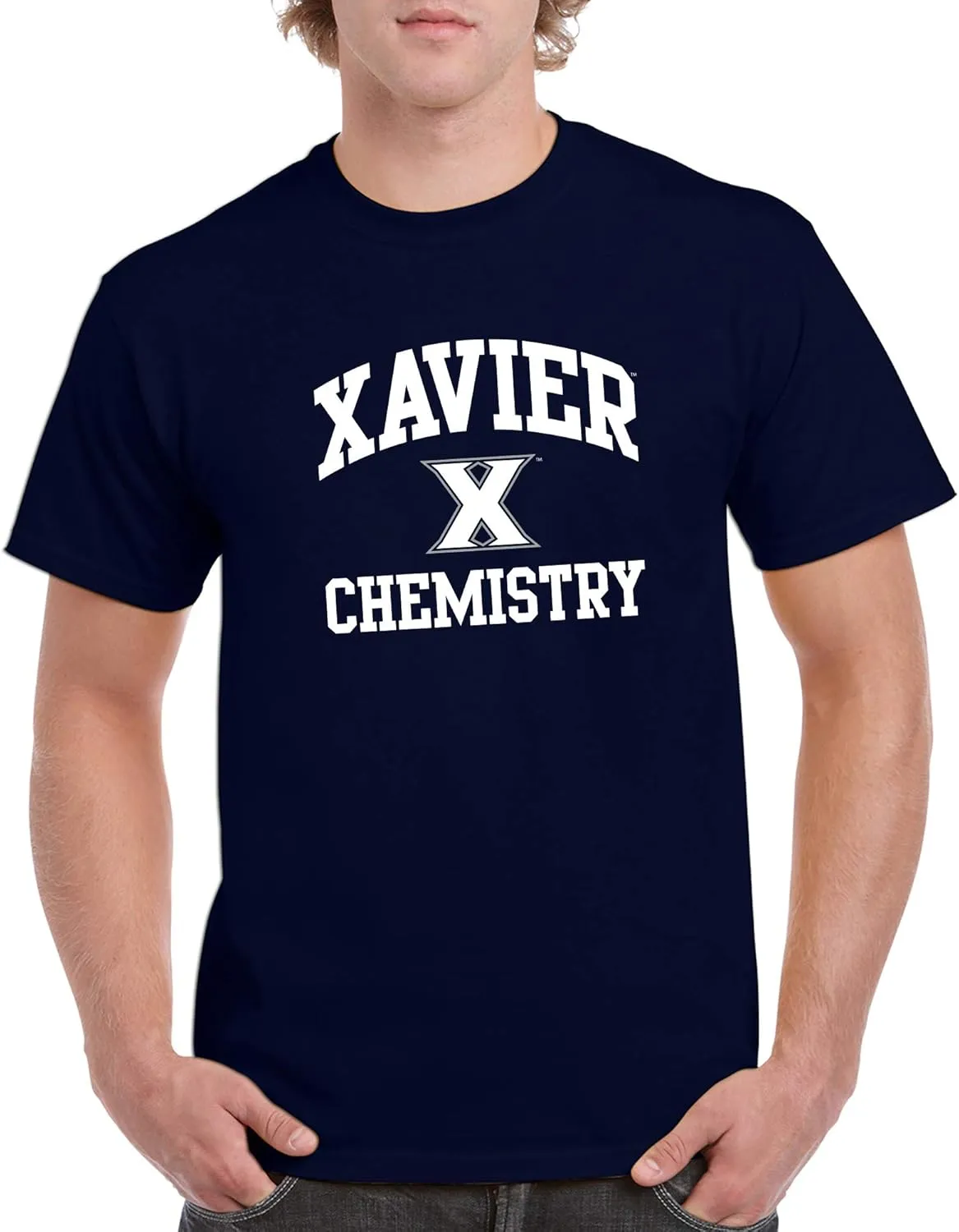 UGP Campus Apparel Xavier University Musketeers Arch Logo Department, Team Color T Shirt