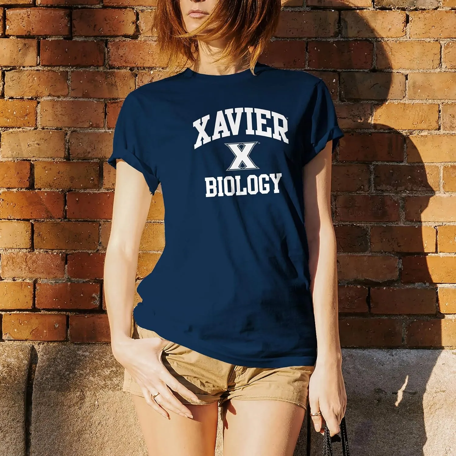 UGP Campus Apparel Xavier University Musketeers Arch Logo Department, Team Color T Shirt
