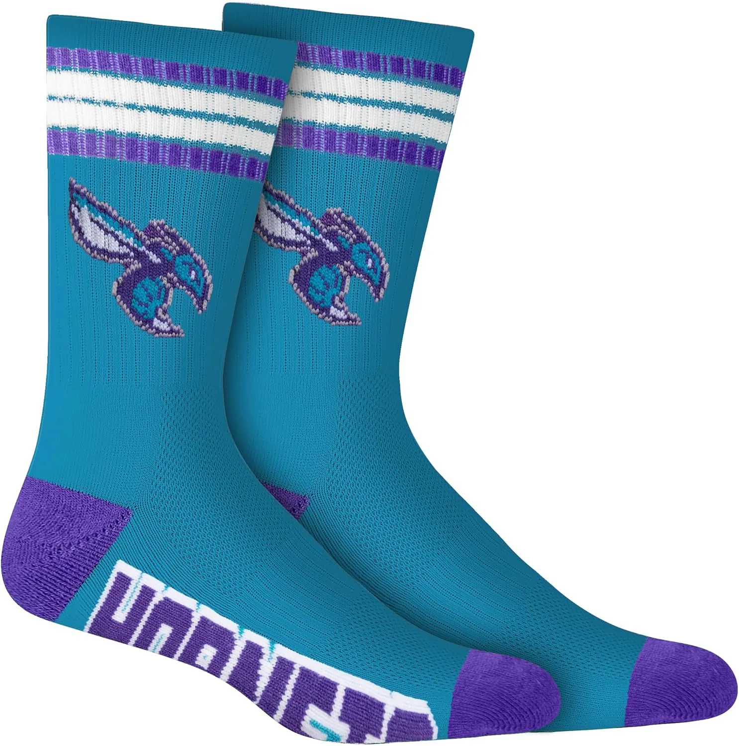 Ultra Game Men's NBA Official Athletic Cushioned Secure Fit Team Crew Socks-3 Pack