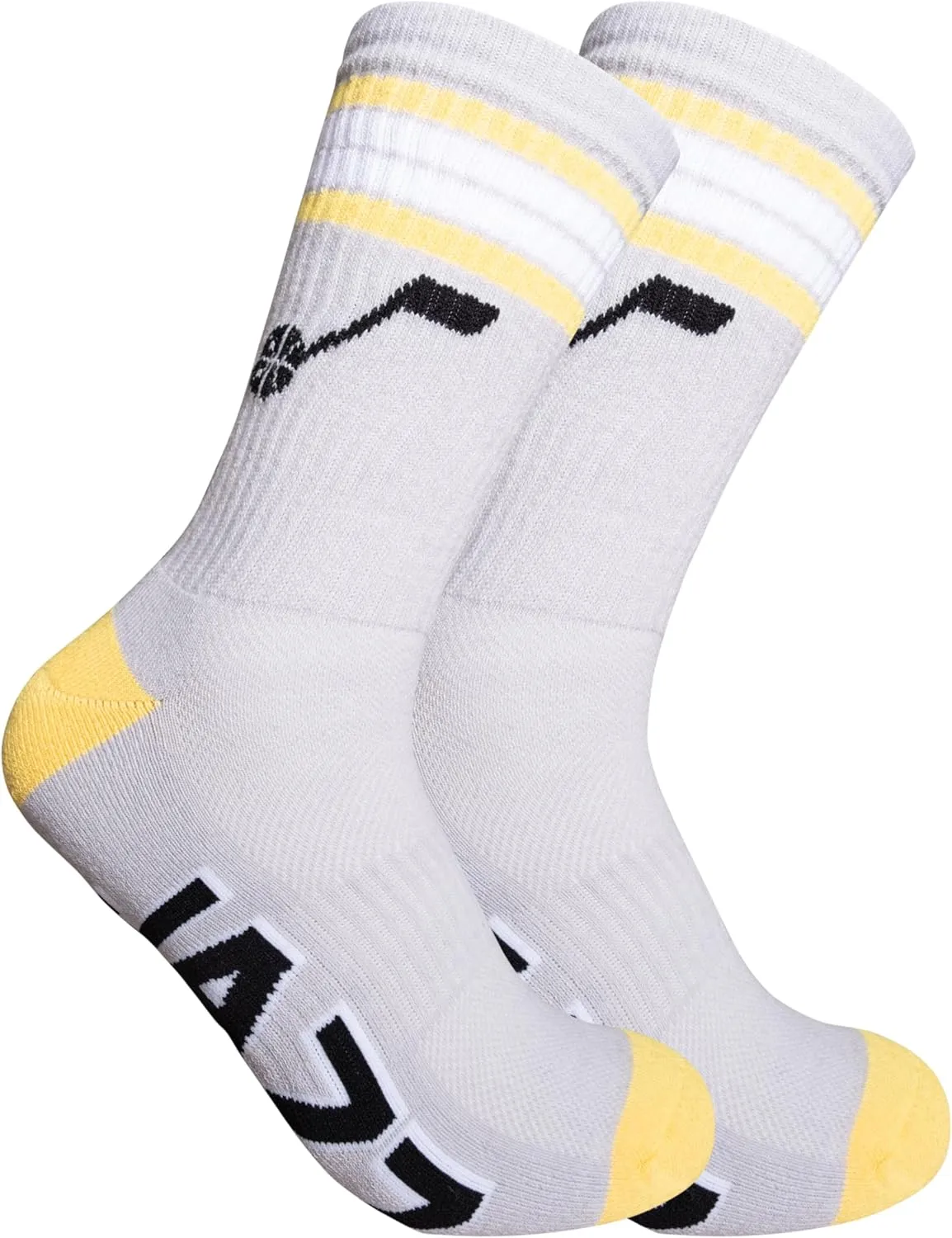 Ultra Game Men's NBA Official Athletic Cushioned Secure Fit Team Crew Socks-3 Pack